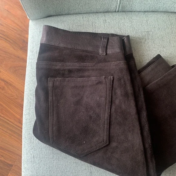 Vince Leather Pants -New Without Tags - Picture 4 of 7